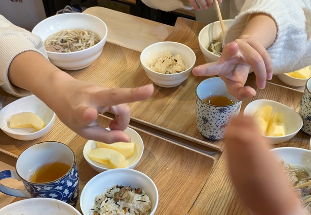 【ふくちゃcafe】食卓の写真